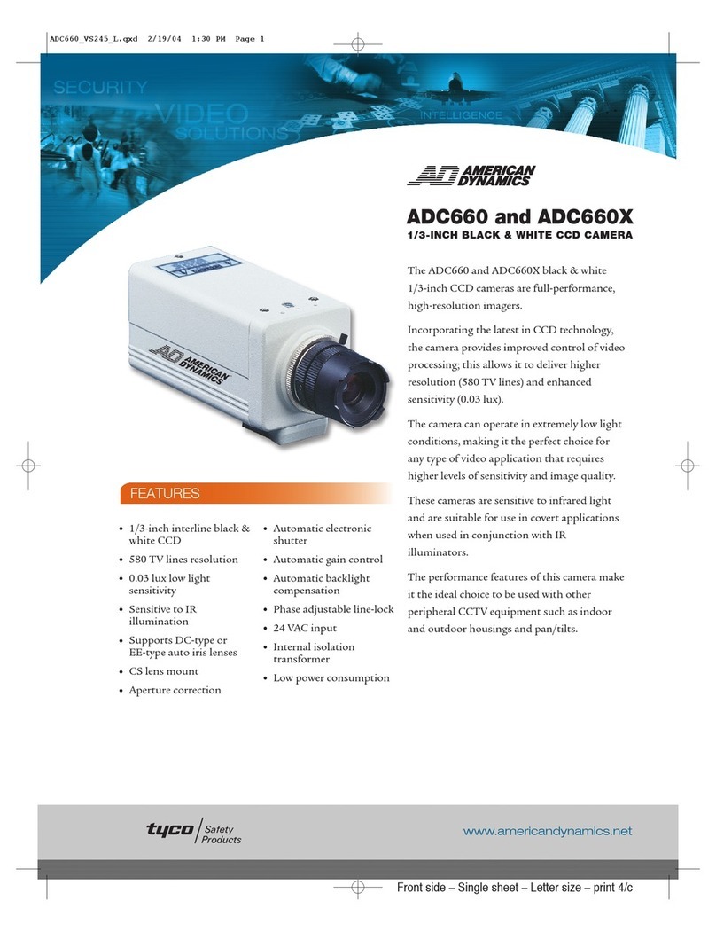 American Dynamics ADC660 User manual
