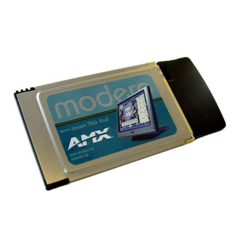 AMX NXA-WC80211B User manual