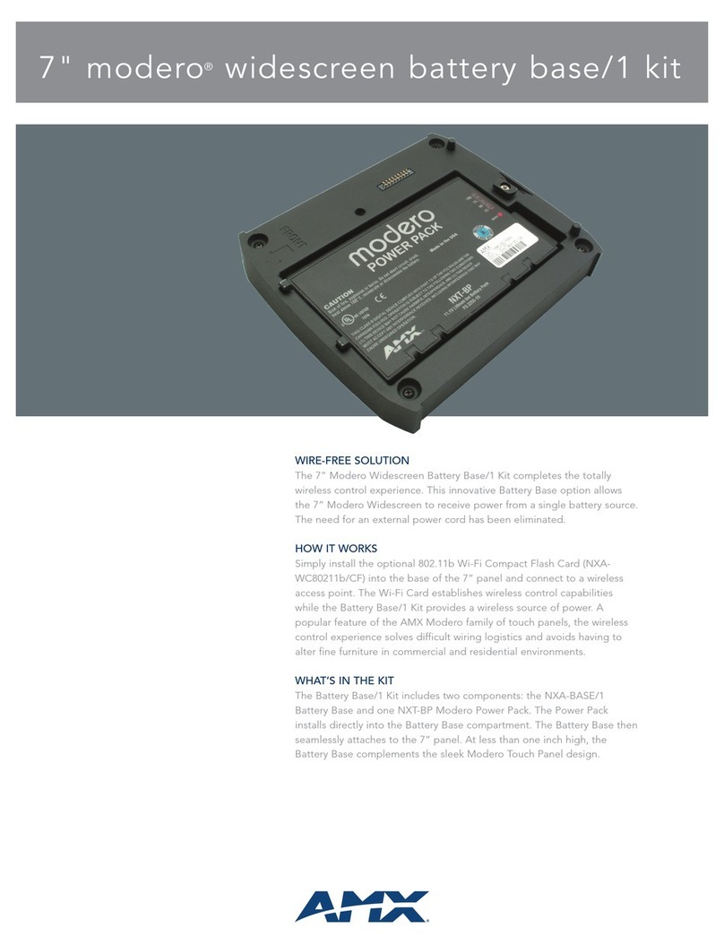 AMX NXA-BASE/1 User manual