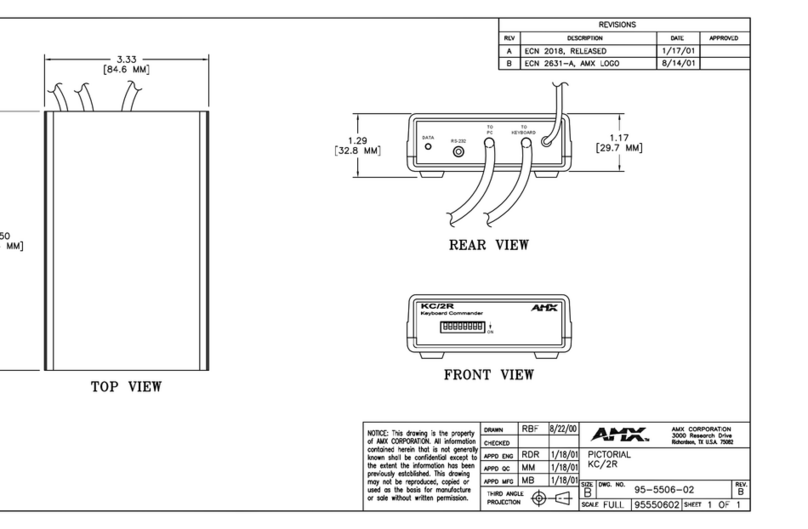 AMX KC/2R Schematic diagram