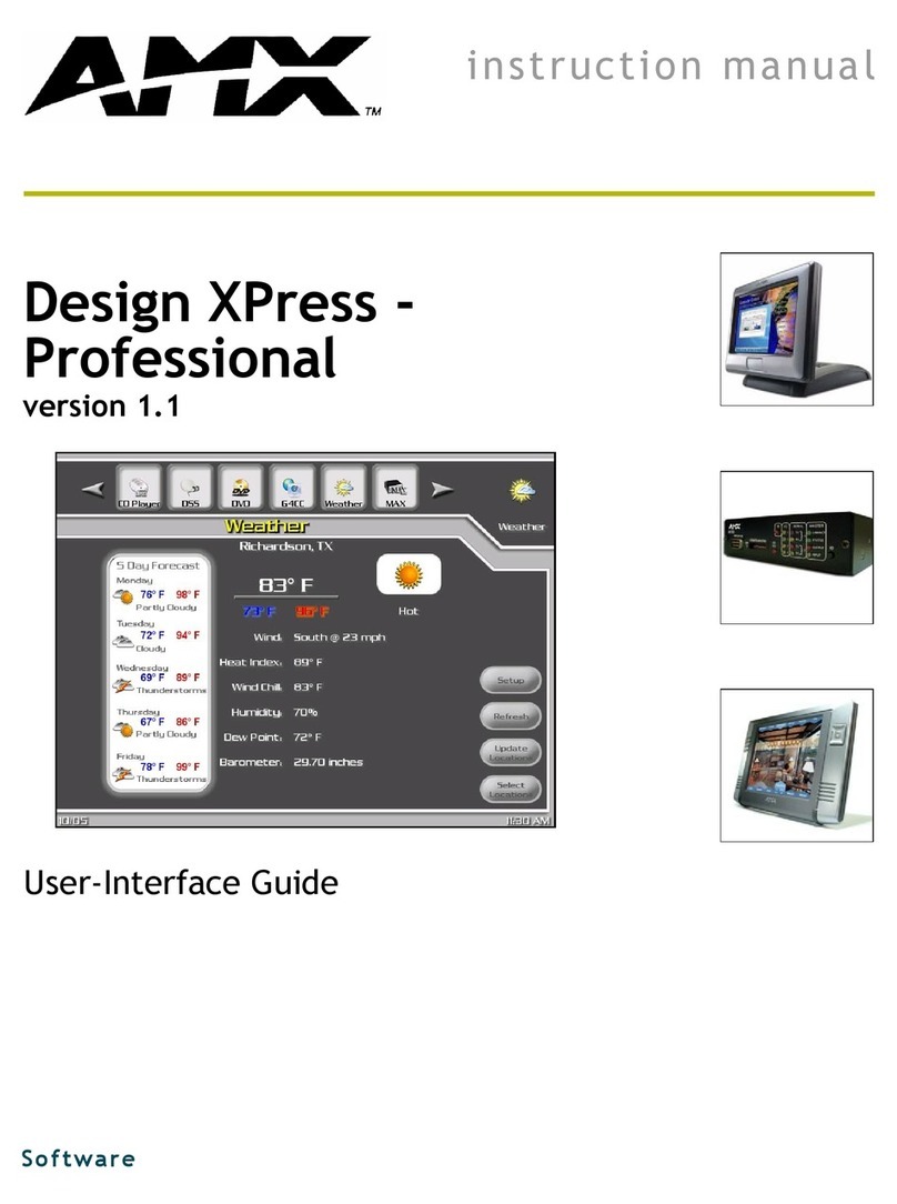 AMX MAX-MMS-01S User manual