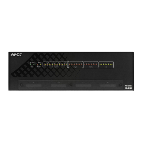 AMX NetLinx Integrated Controller NI-4100 User manual
