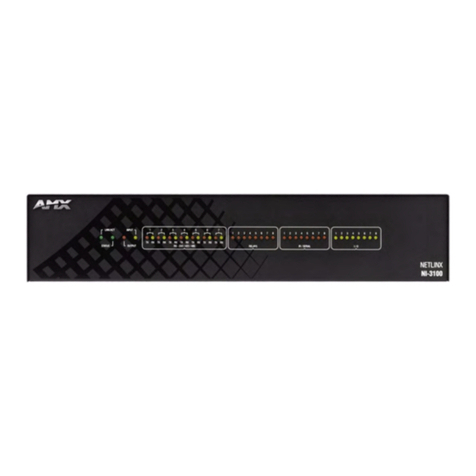 AMX NetLinx Integrated Controller NI-3100 User manual