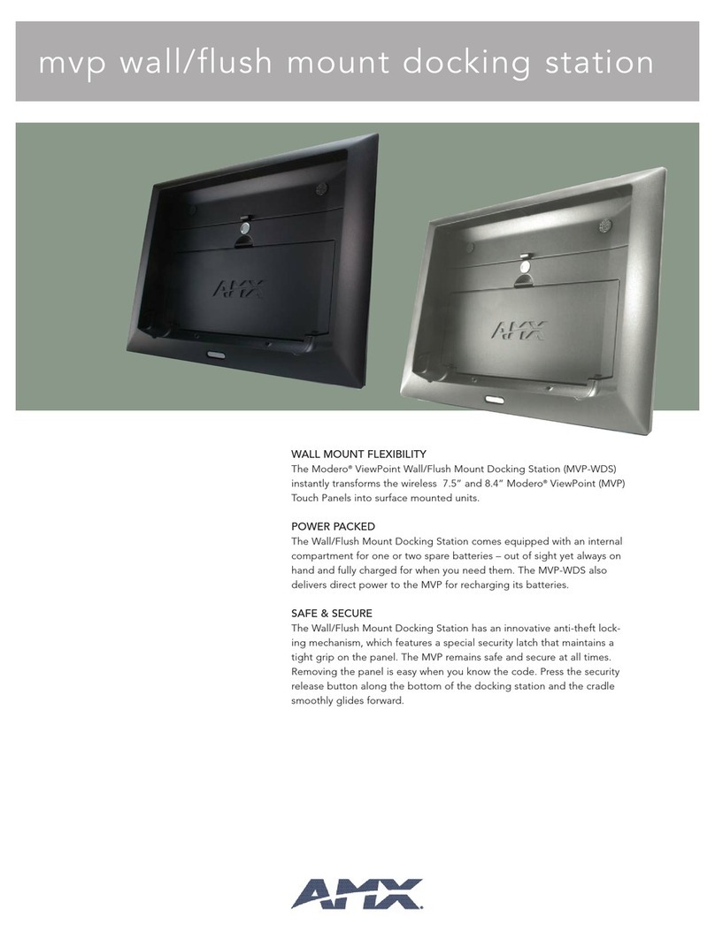 AMX MVP-WDS User manual