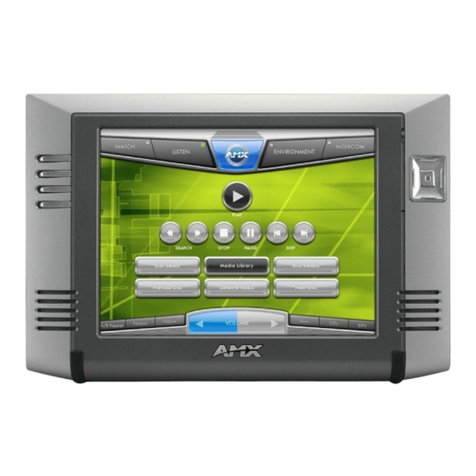AMX Modero ViewPoint MVP-8400 User manual
