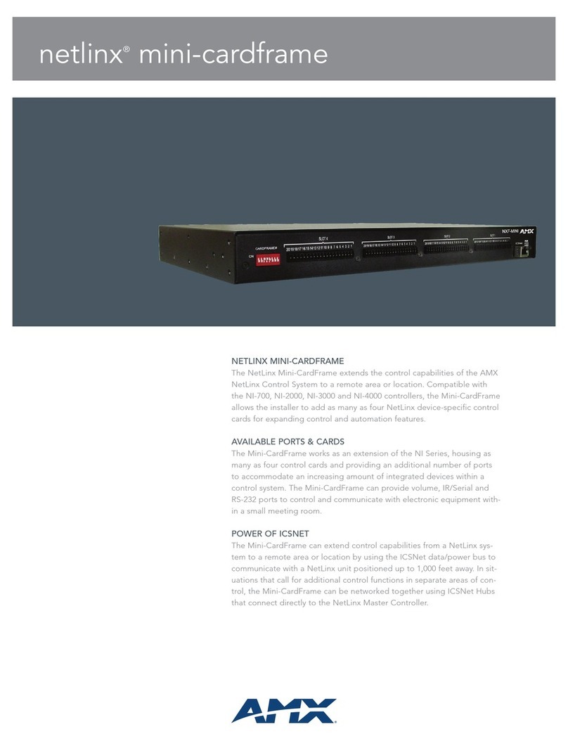 AMX NXF-MINI Specifications