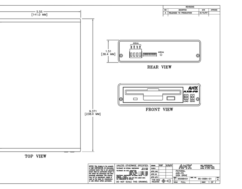 AMX AXB-FD Specifications