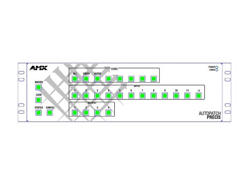 AMX AVS-PR-1204-560SD User manual AMX AVS-PR-1204-560SD User manual