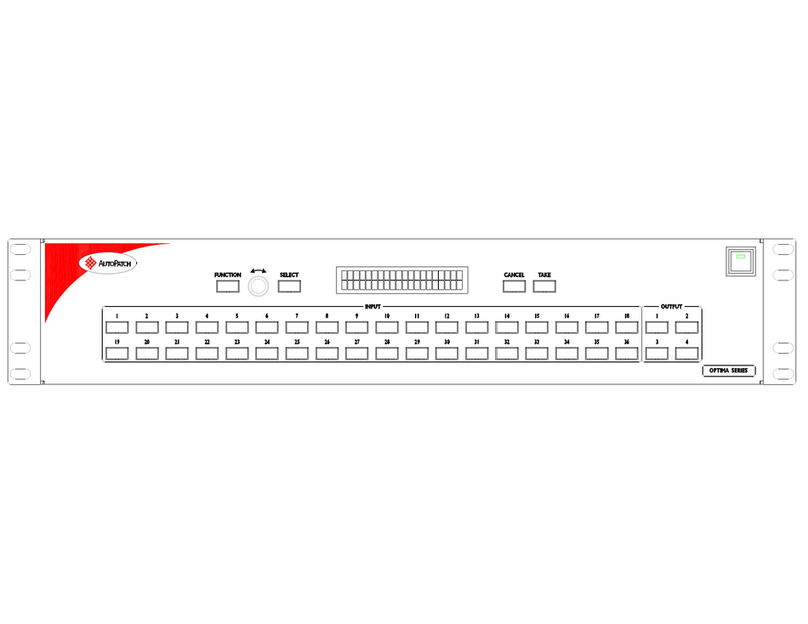 AMX AVS-OP-3604-117 User manual AMX AVS-OP-3604-117 User manual