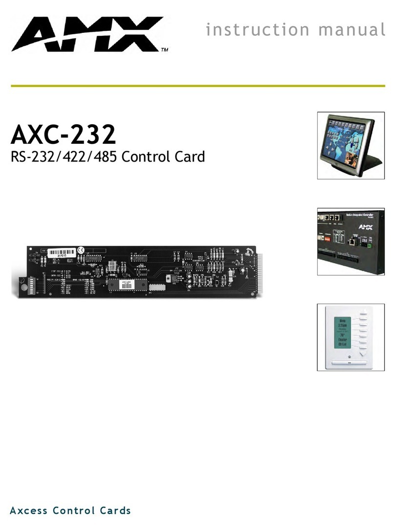 AMX AXC-232 instruction manual