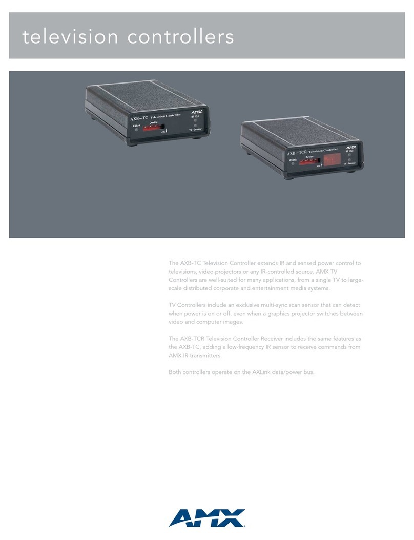 AMX AXB-TC User manual