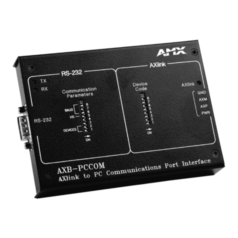AMX AXB-PCCOM User manual