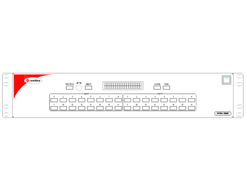 AMX AutoPatch Optima AVS-OP-1616-110 Product View