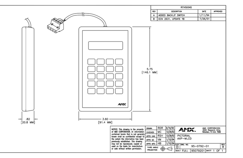 AMX AXP-MLCD Guide AMX AXP-MLCD Guide