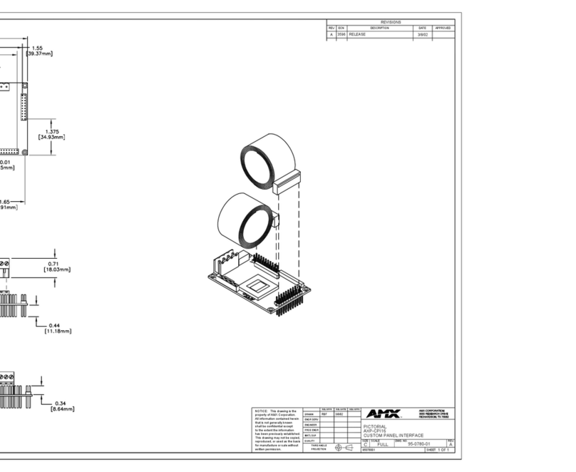 AMX AXP-CPI16 Schematic diagram