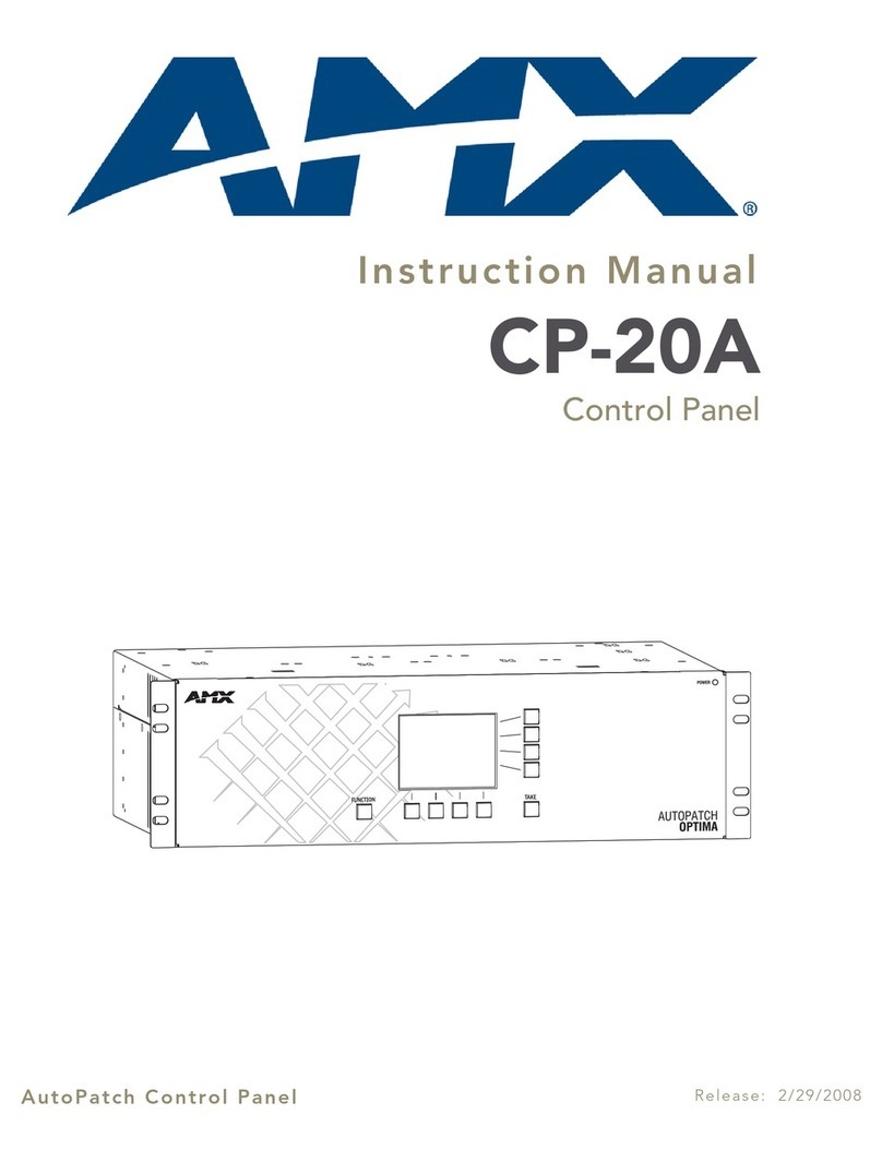 AMX AutoPatch CP-20A User manual