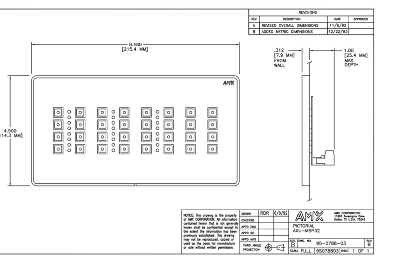 AMX AXU-MSP32 Quick start guide AMX AXU-MSP32 Quick start guide