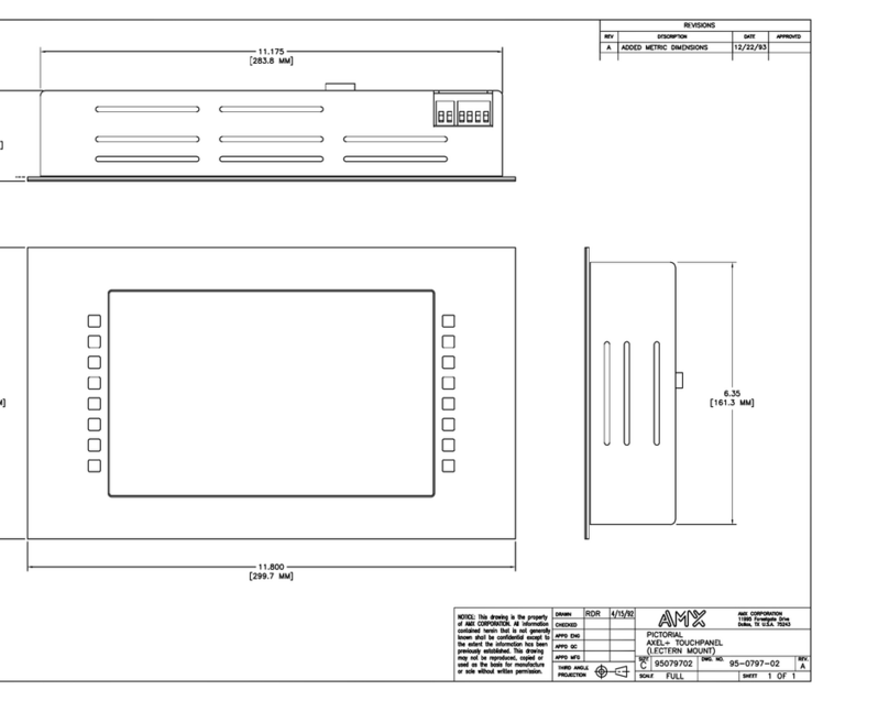 AMX AXU-EL Plus Guide AMX AXU-EL Plus Guide