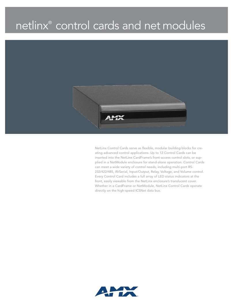AMX NetLinx NXC-COM2 User manual