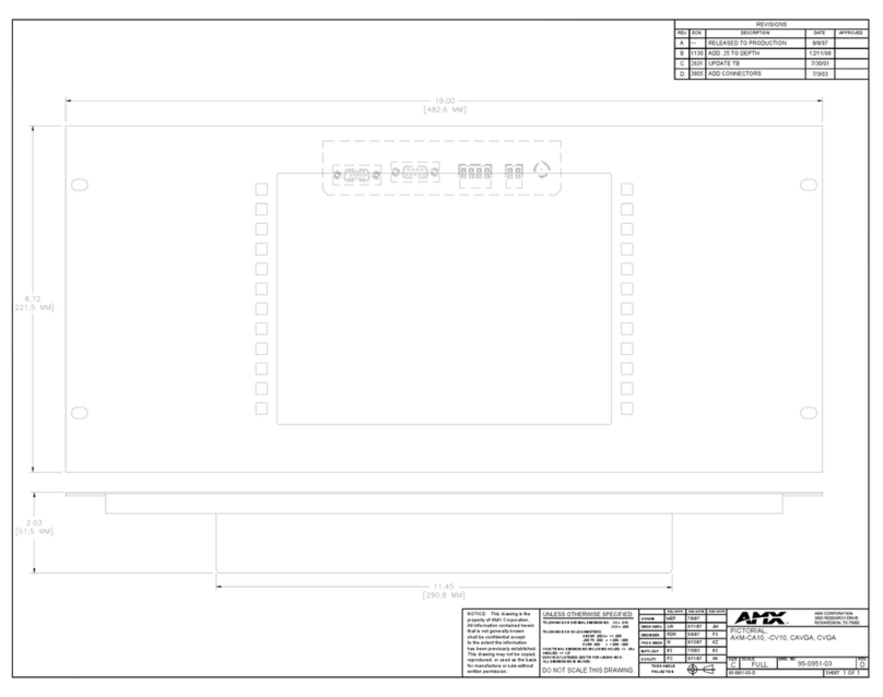 AMX AXM-CA10 Schematic diagram