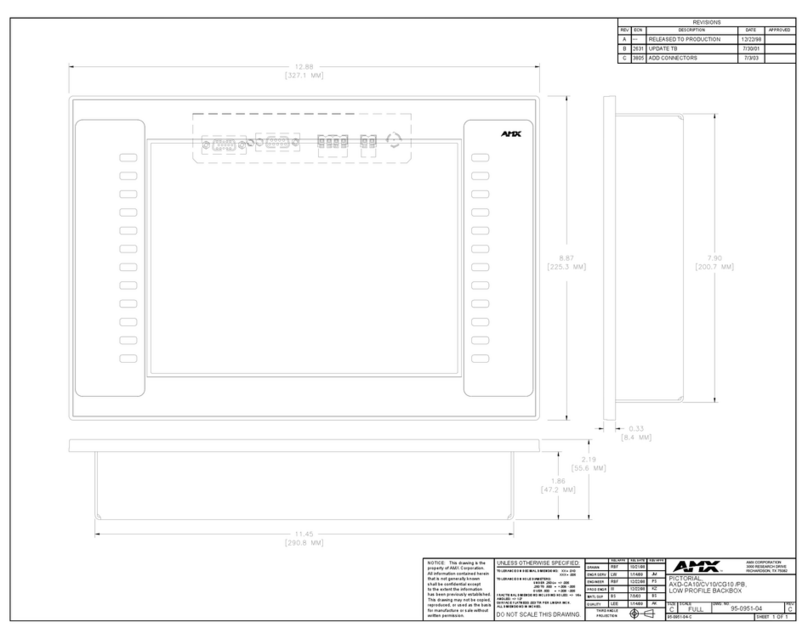 AMX AXD-CA10 Technical manual AMX AXD-CA10 Technical manual