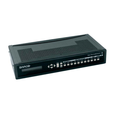 Barco VSE 60 User manual