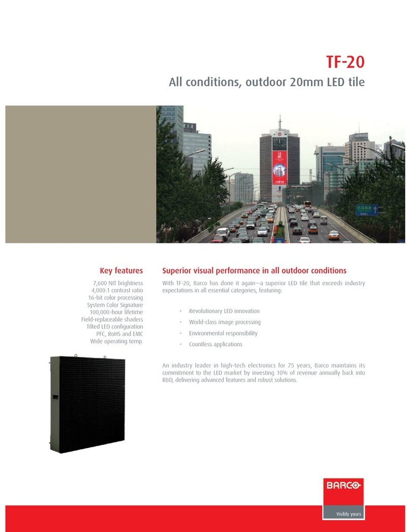 Barco TF-20 Manual