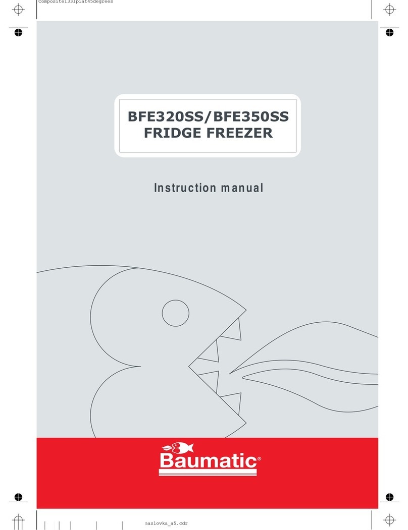 Baumatic BFE320 instruction manual