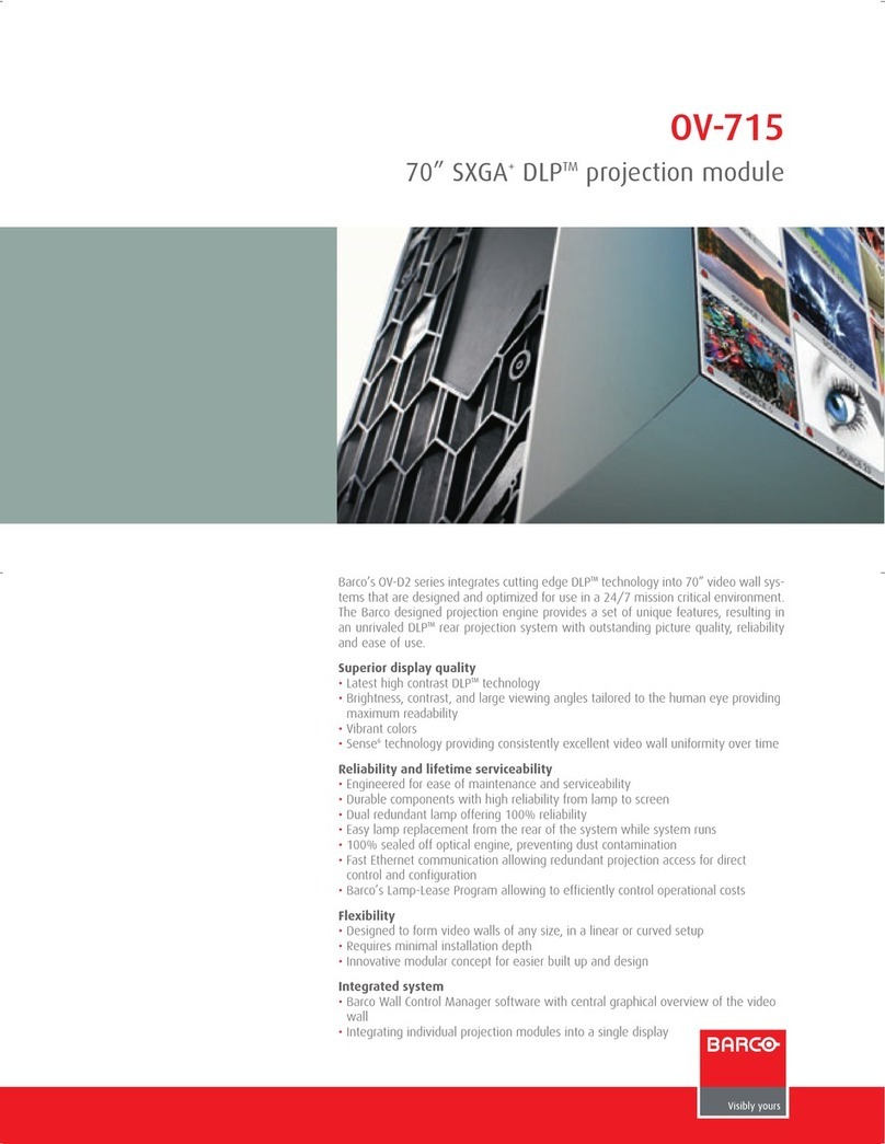 Barco OV-715 Specifications