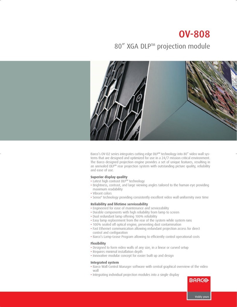 Barco OV-815 User manual