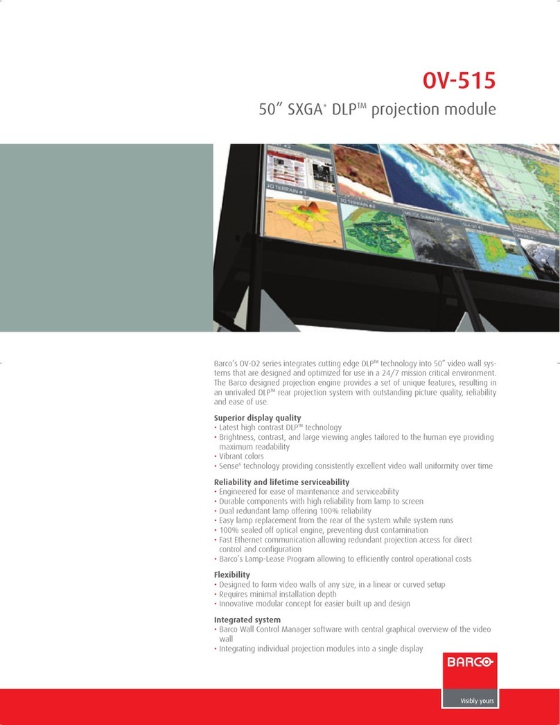 Barco OV-515 User manual