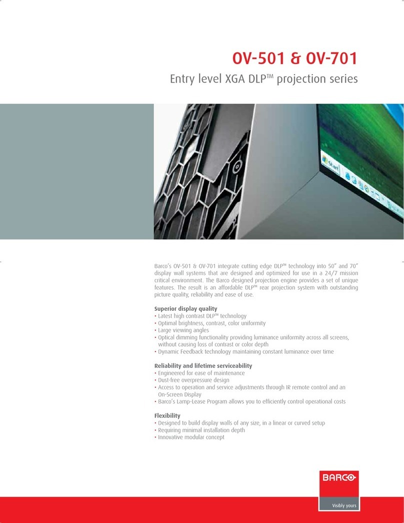 Barco OV-501 User manual