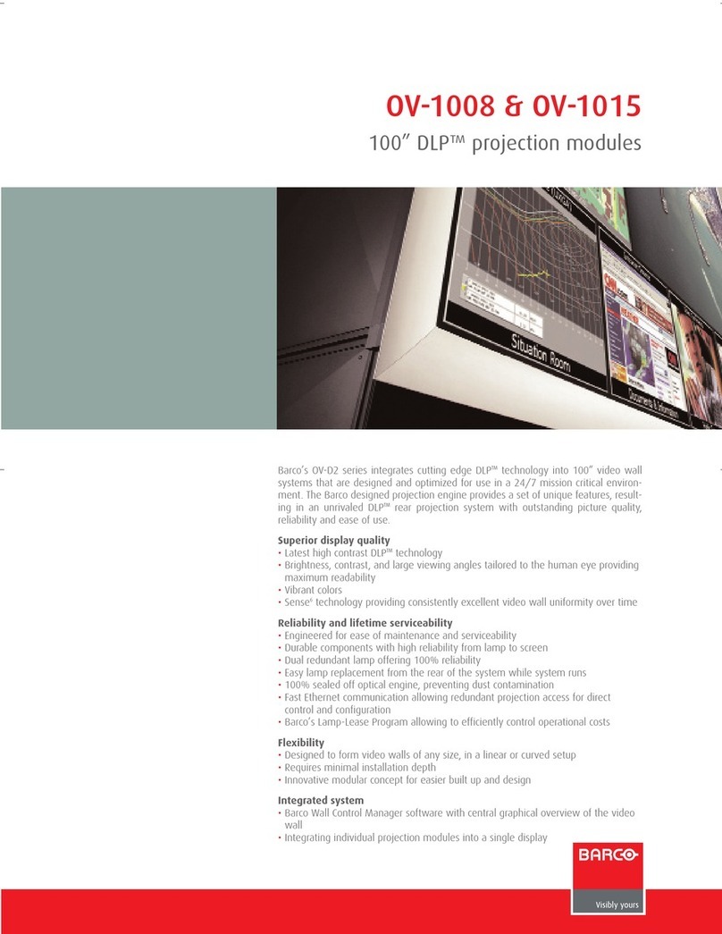 Barco OV-1008 User manual