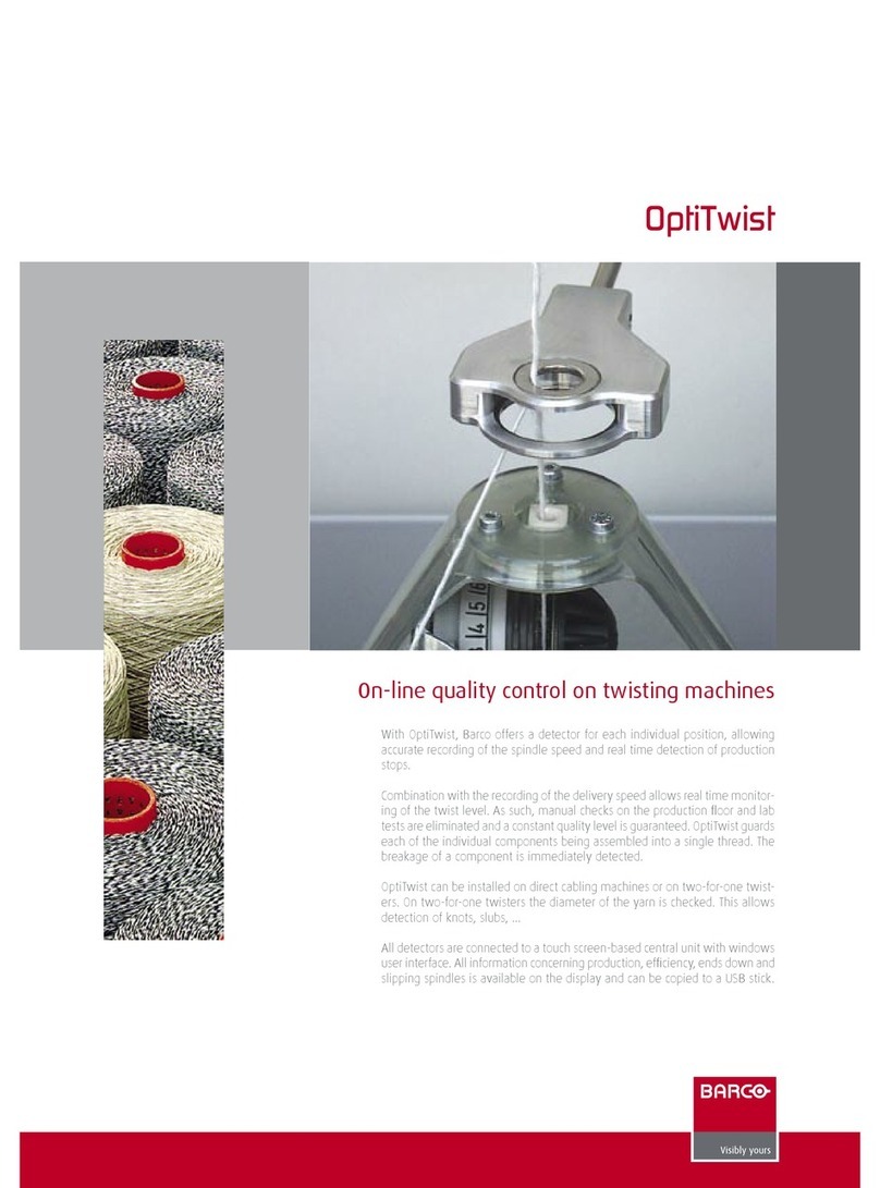 Barco OptiTwist User manual