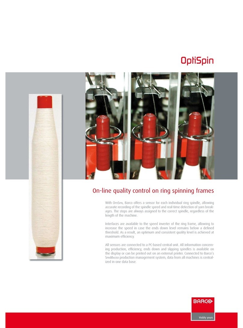 Barco OptiSpin User manual