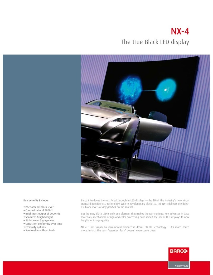 Barco NX--4 User manual
