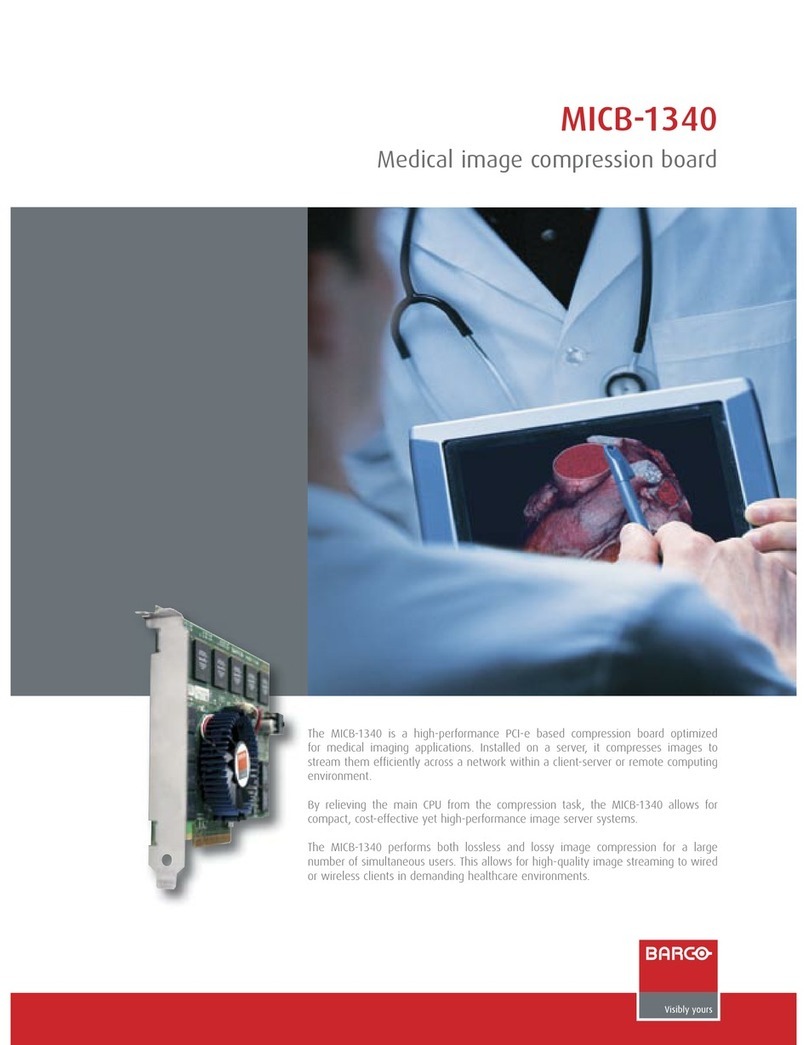 Barco MICB-1340 Specifications