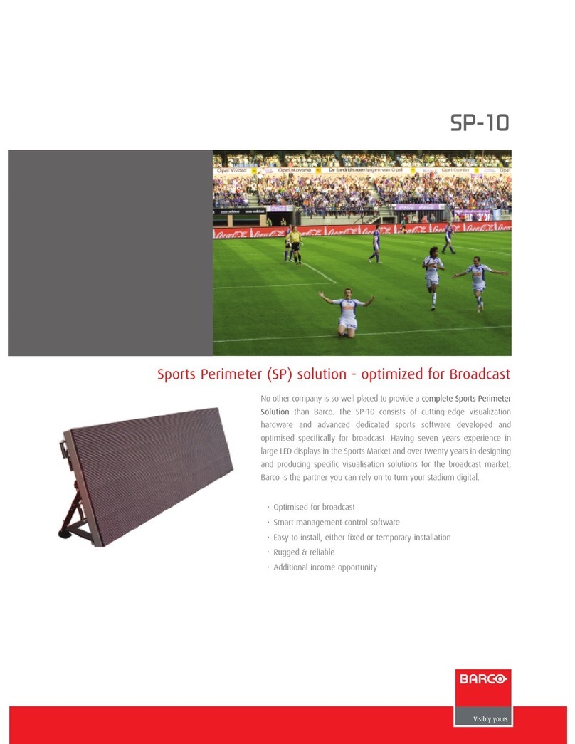 Barco SP-10 User manual