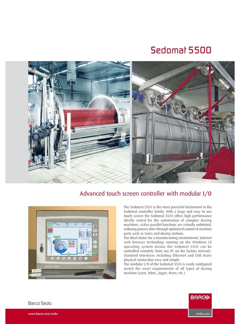 Barco Sedomat 5500 Specifications