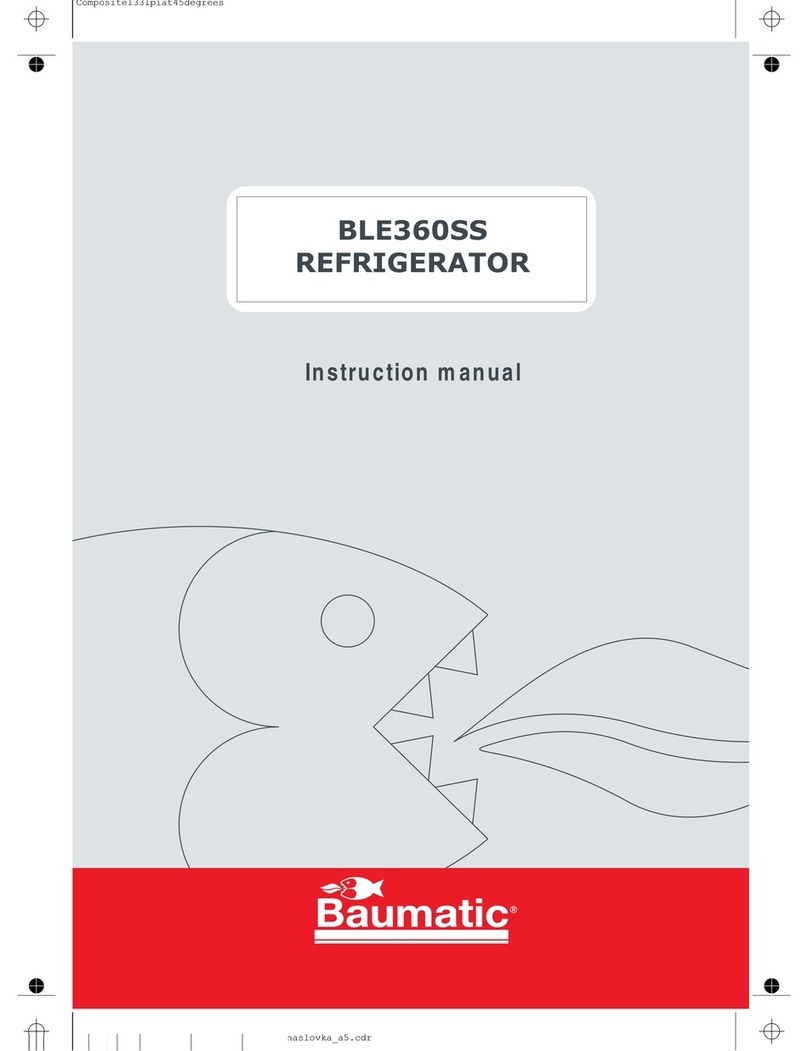 Baumatic BLE360 instruction manual