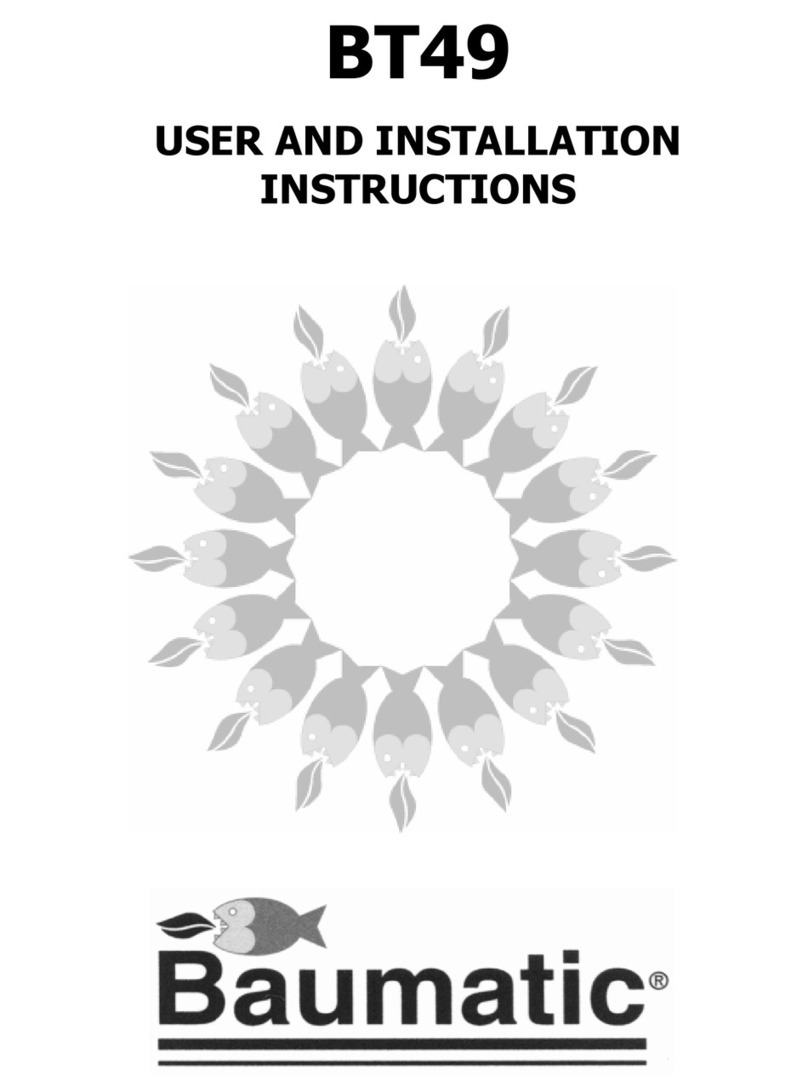 Baumatic BT49 Operating instructions Baumatic BT49 Operating instructions