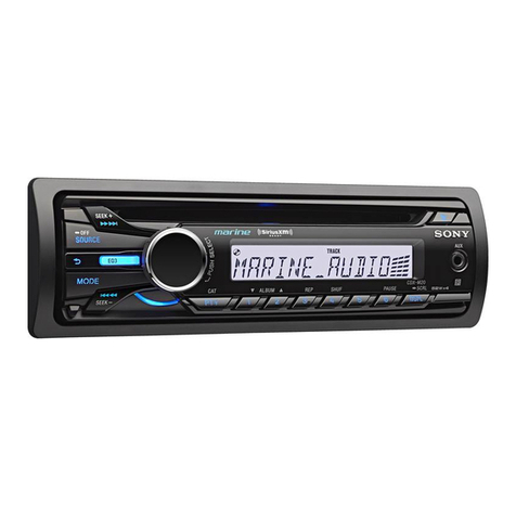 Sony CDX-M20 operating instructions