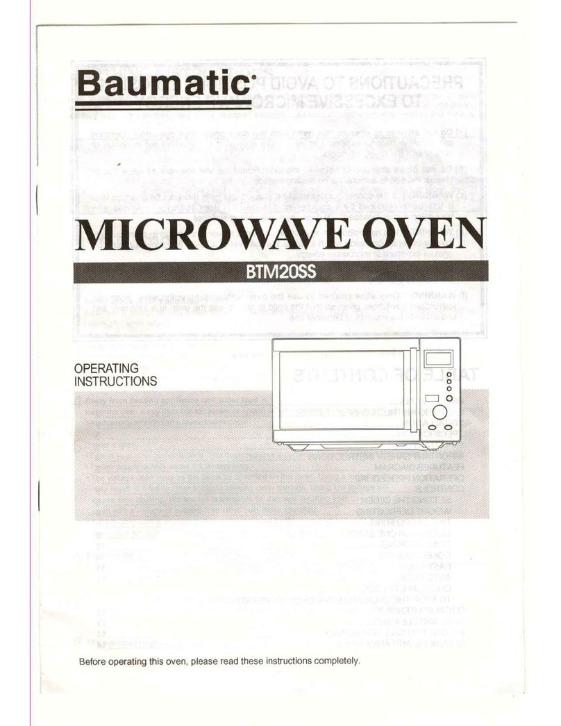 Baumatic BTM20SS User manual