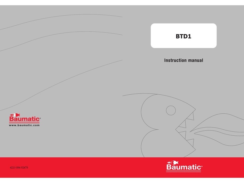 Baumatic BTD1 instruction manual