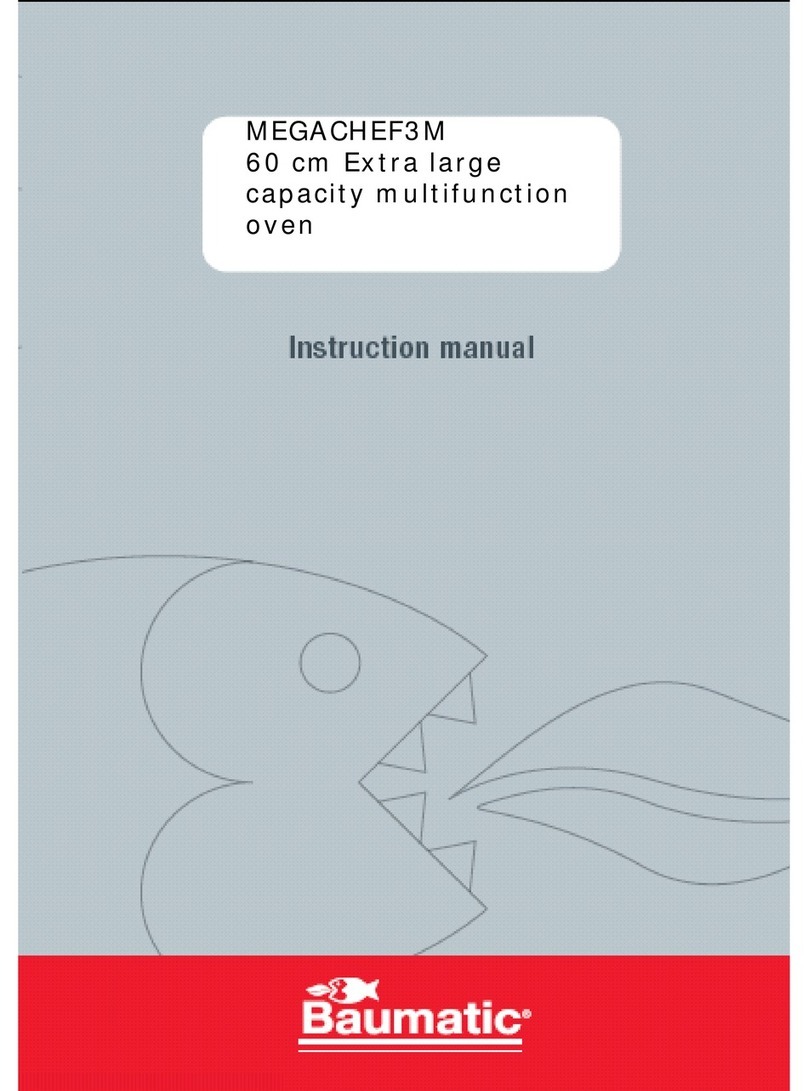 Baumatic MEGACHEF 3 User manual Baumatic MEGACHEF 3 User manual