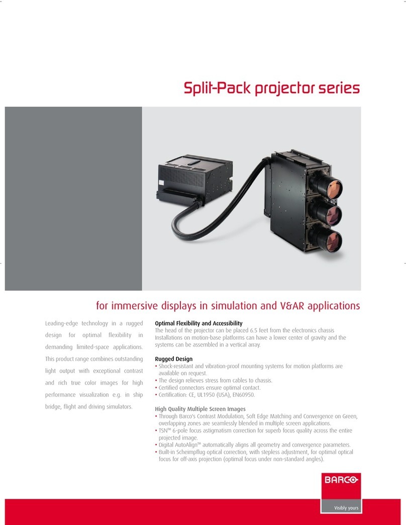 Barco BarcoReality 909 User manual