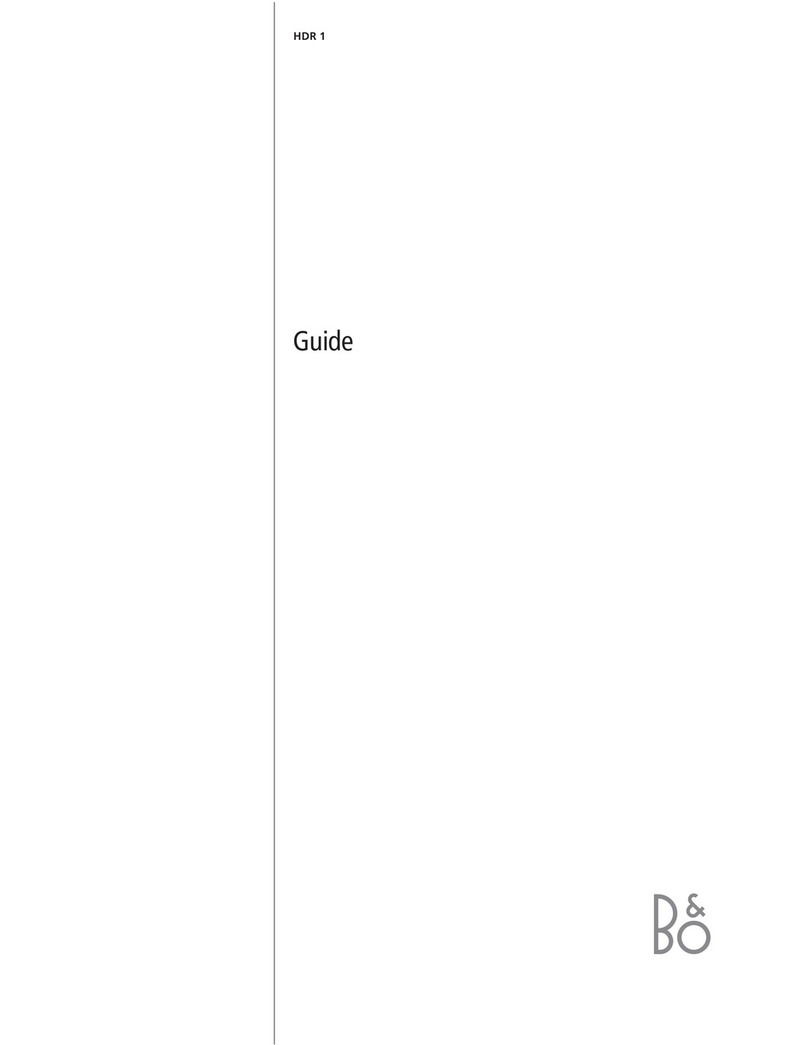Bang & Olufsen HDR 1 Guide
