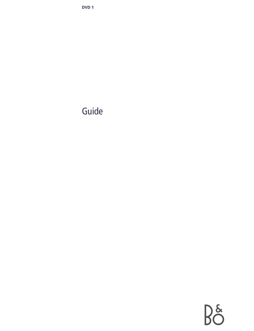 Bang & Olufsen DVD 1 user guide