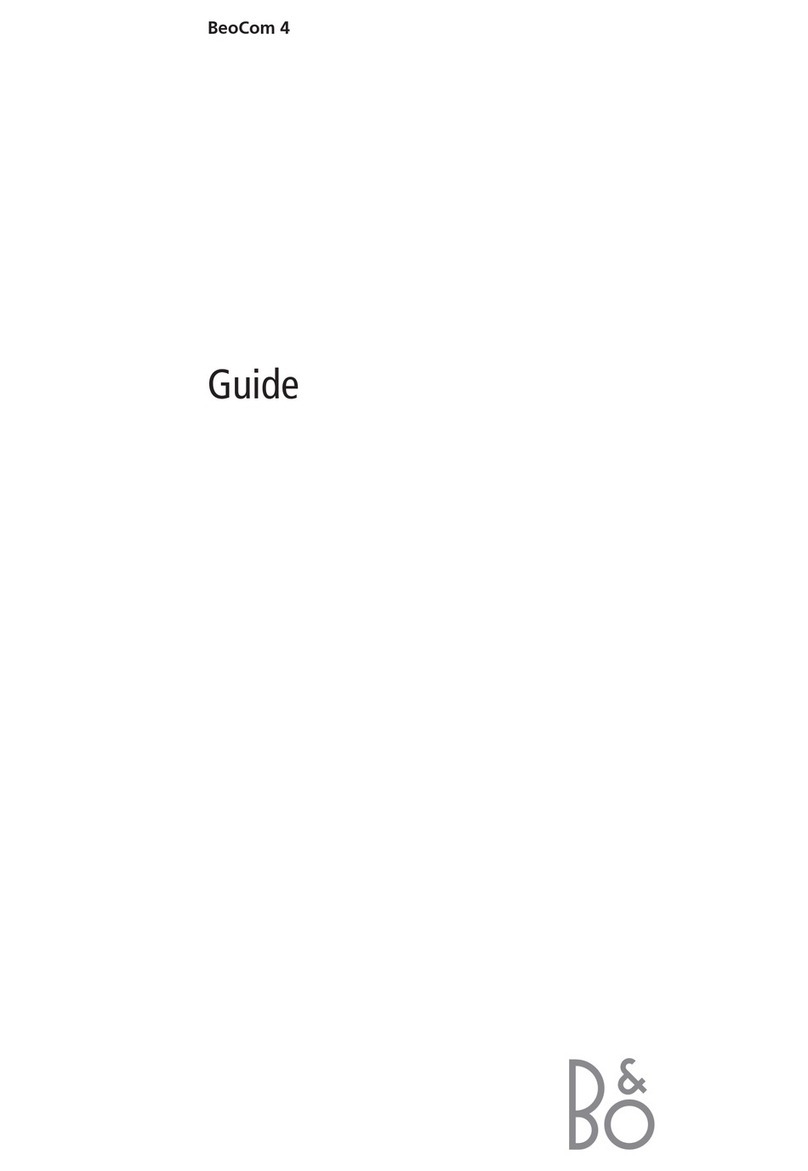 Bang & Olufsen BeoCom 4 user guide