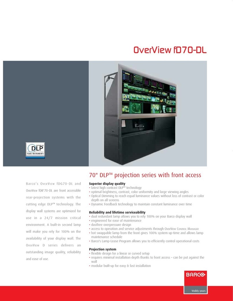 Barco fD70-DL User manual